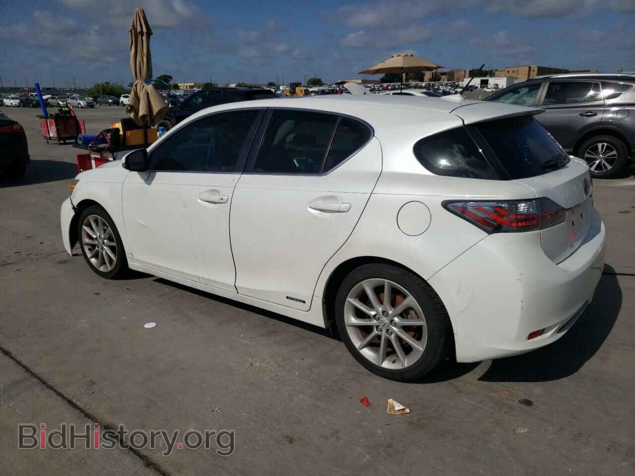 2012 LEXUS CT 200 - VIN: JTHKD5BH6C2109910 - Фото 2