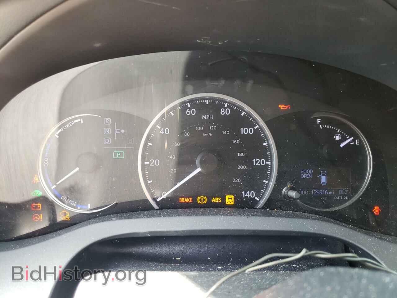 2012 LEXUS CT 200 - VIN: JTHKD5BH6C2109910 - Фото 9