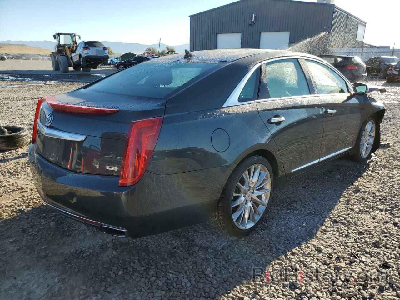 Report 2G61V5S30D9116212 CADILLAC XTS 2013 BLACK GAS price and damage