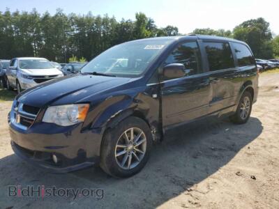 2014 Dodge CARAVAN SXT, синий — VIN 2C4RDGCG6ER416631, Copart