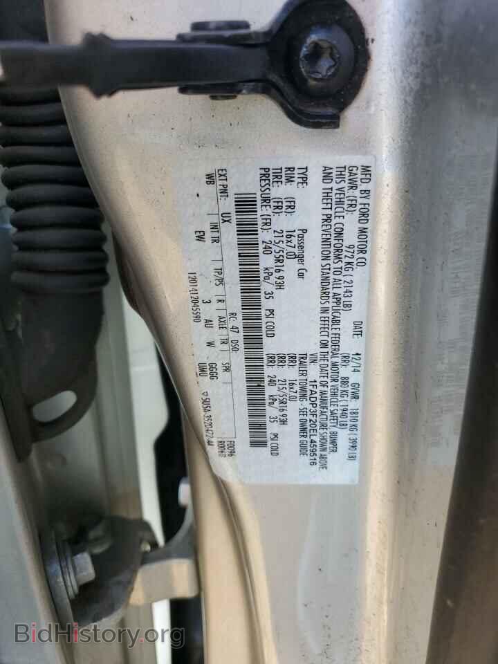 2014 FORD FOCUS - VIN: 1FADP3F20EL459516 - Фото 10