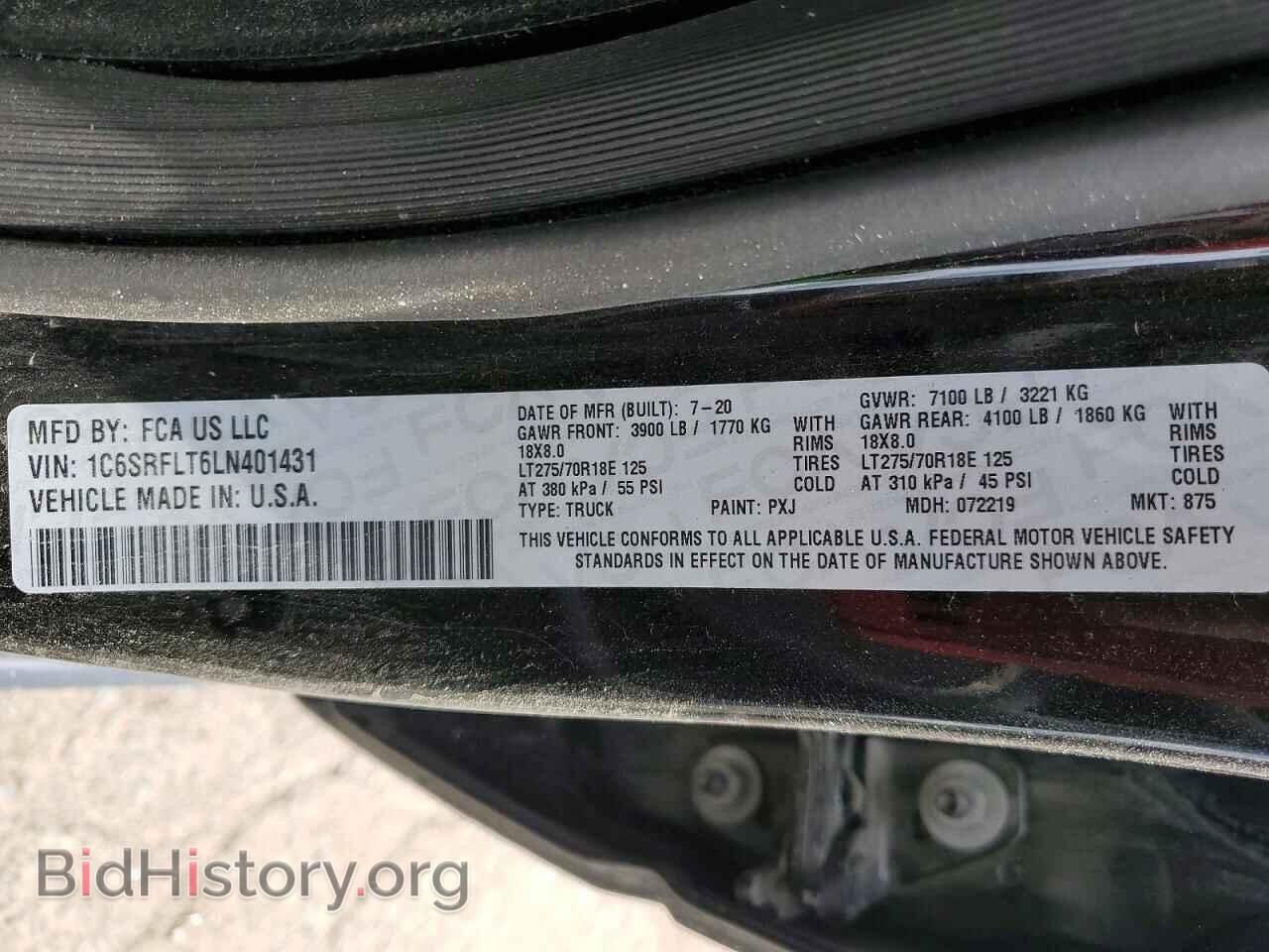 2020 RAM 1500 - VIN: 1C6SRFLT6LN401431 - Photo 12