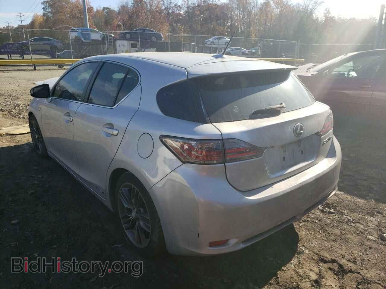2012 LEXUS CT 200 - VIN: JTHKD5BH9C2051209 - Фото 3