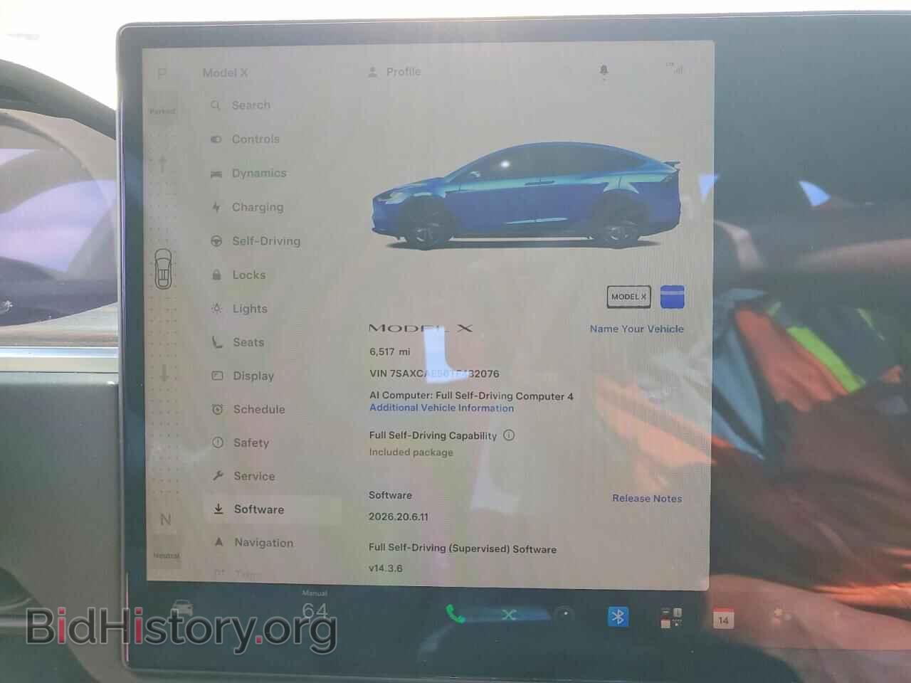 2026 TESLA MODEL X - VIN: 7SAXCAE56TF482076 - Photo 9