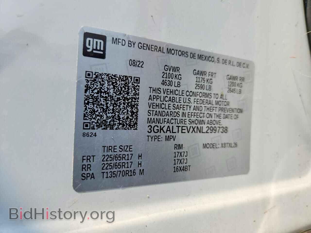 2022 GMC TERRAIN - VIN: 3GKALTEVXNL299738 - Photo 13