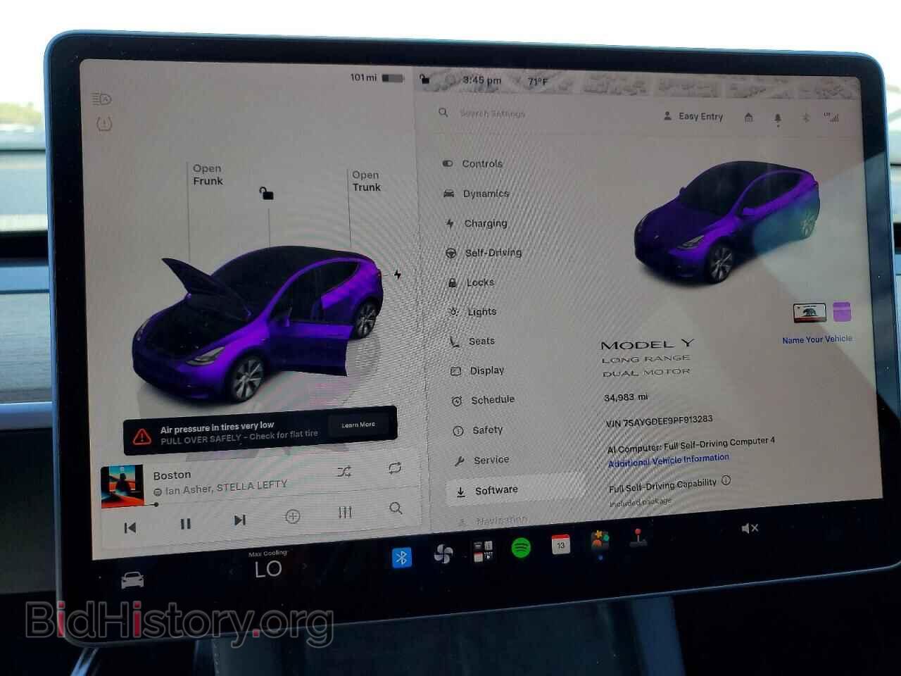 2023 TESLA MODEL Y - VIN: 7SAYGDEE9PF913283 - Фото 9