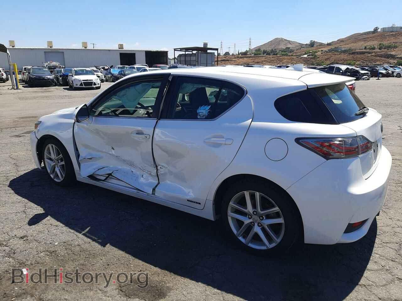 2014 LEXUS CT 200 - VIN: JTHKD5BH9E2184474 - Фото 2