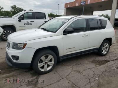 2014 Jeep COMPASS Sport, белый — VIN 1C4NJDBBXED630259, Copart