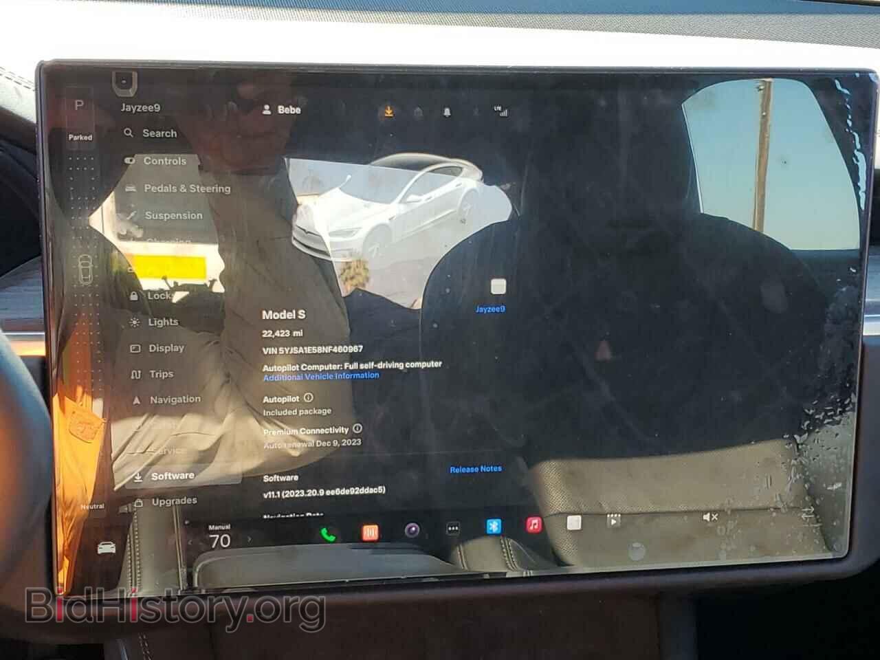 2022 TESLA MODEL S - VIN: 5YJSA1E58NF460967 - Photo 9