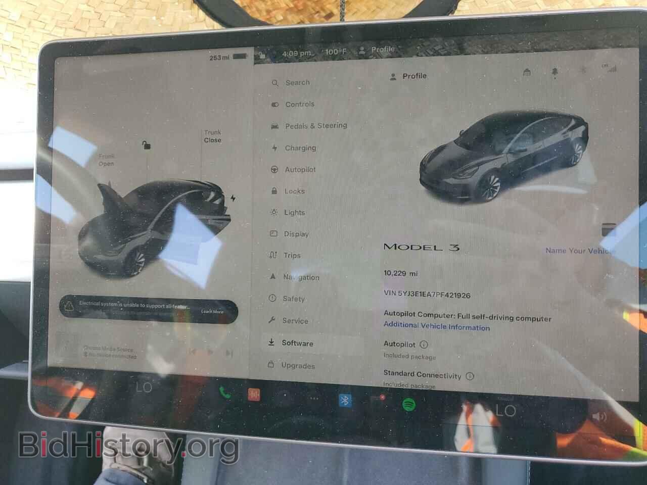 2023 TESLA MODEL 3 - VIN: 5YJ3E1EA7PF421926 - Photo 9