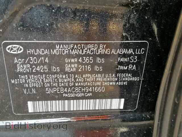 2014 HYUNDAI SONATA - VIN: 5NPEB4AC8EH941660 - Фото 10