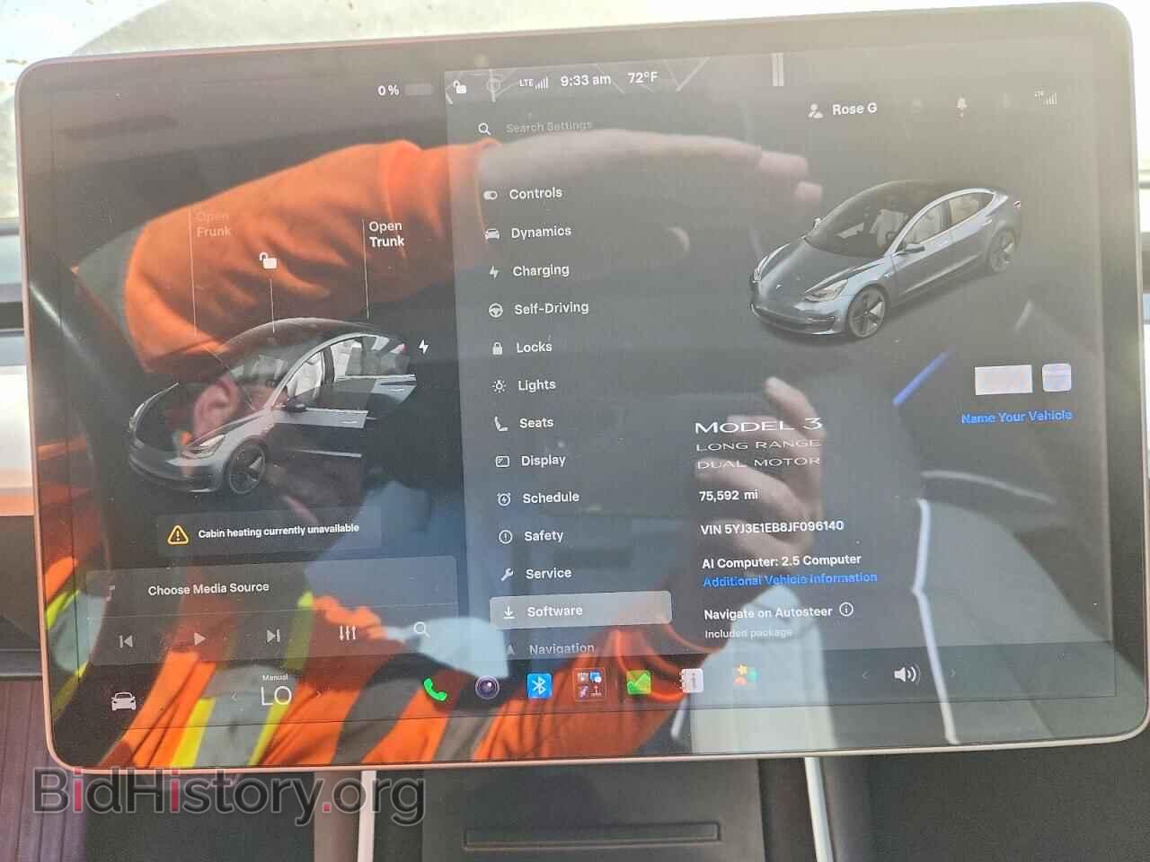 2018 TESLA MODEL 3 - VIN: 5YJ3E1EB8JF096140 - Photo 9