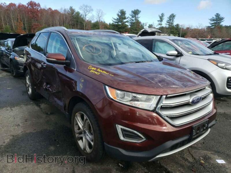 2015 Ford EDGE Edge Titan (VIN 2FMTK4K92FBB35204) — фото 1 из 10, Copart, повреждение: опрокидывание