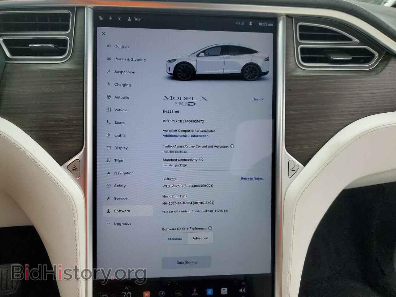 2016 TESLA MODEL X - VIN: 5YJXCBE24GF021473 - Фото 9