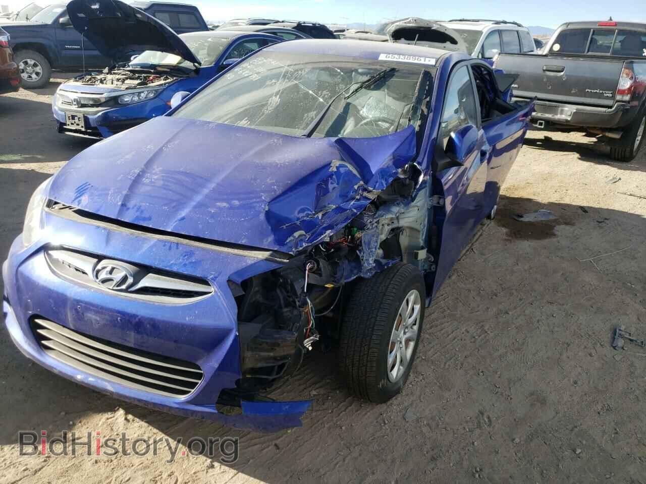 2014 HYUNDAI ACCENT - VIN: KMHCT4AE9EU682751 - Фото 2