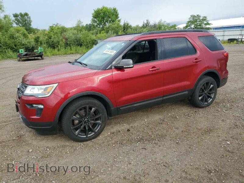 2018 Ford EXPLORER XLT (VIN 1FM5K8D82JGC04222) — фото 1 из 14, Copart, повреждение: задняя часть