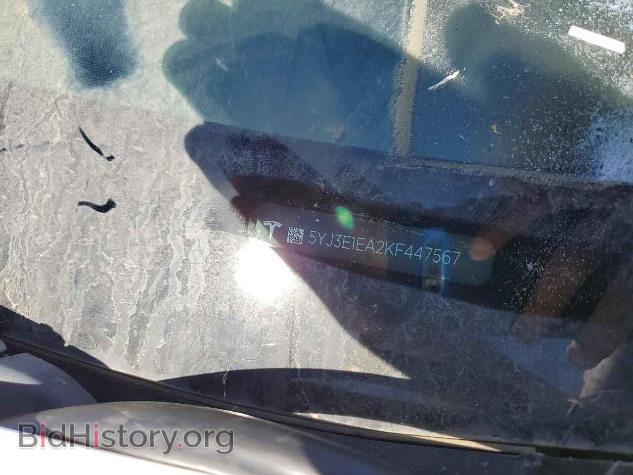 2019 TESLA MODEL 3 - VIN: 5YJ3E1EA2KF447567 - Photo 12