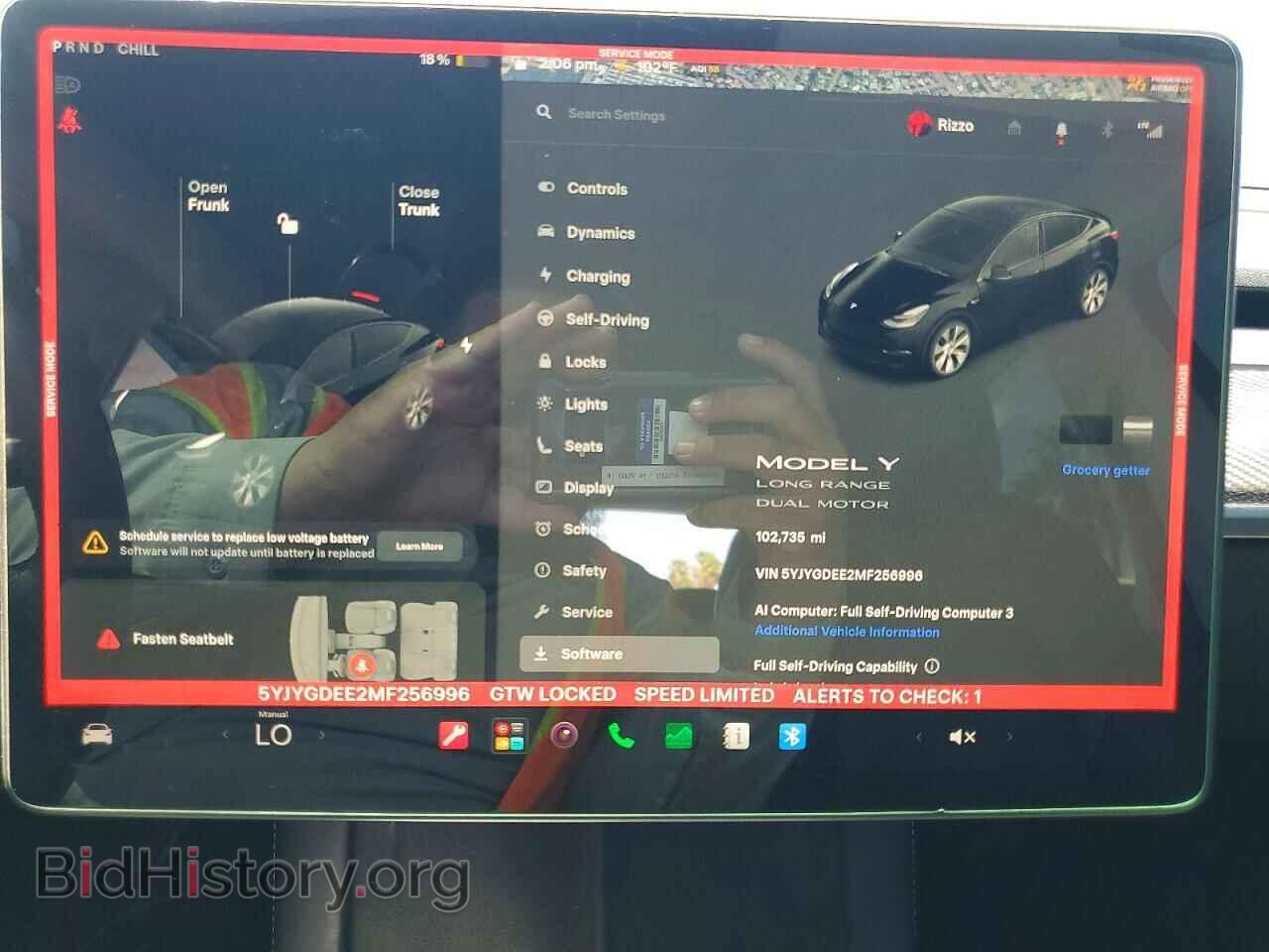2021 TESLA MODEL Y - VIN: 5YJYGDEE2MF256996 - Фото 9