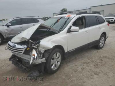 2011 Subaru OUTBACK 2.5I Limited, белый — VIN 4S4BRBLC9B3428257, Copart