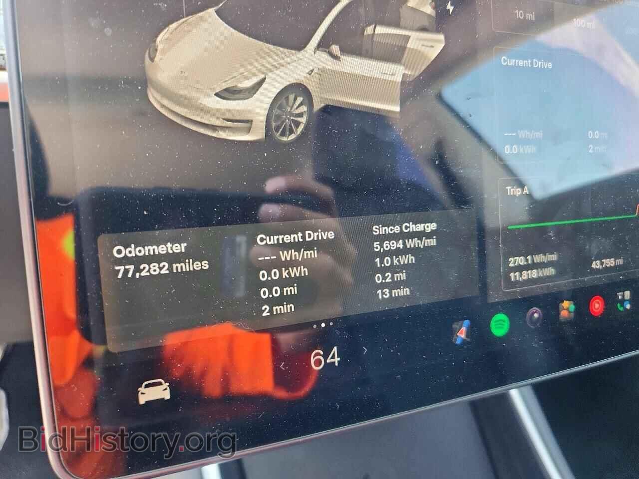 2019 TESLA MODEL 3 - VIN: 5YJ3E1EA8KF476541 - Фото 9