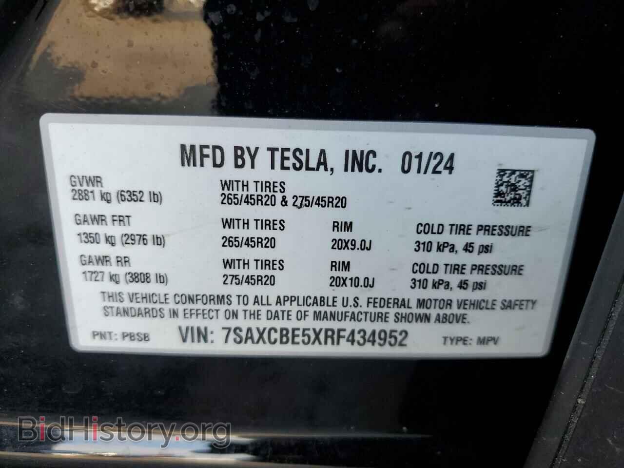 2024 TESLA MODEL X - VIN: 7SAXCBE5XRF434952 - Photo 13