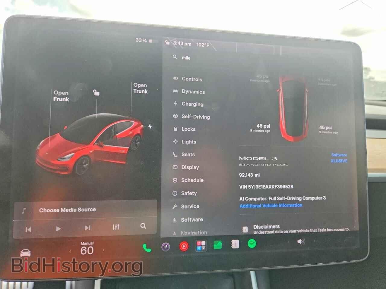 2019 TESLA MODEL 3 - VIN: 5YJ3E1EAXKF396528 - Фото 9