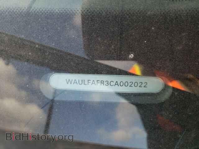2012 AUDI A5 - VIN: WAULFAFR3CA002022 - Фото 12
