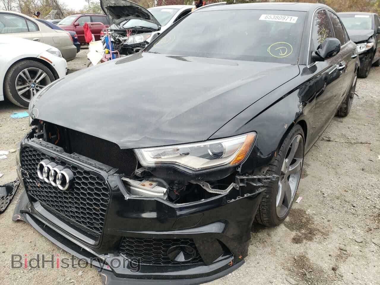 2014 AUDI A6 - VIN: WAUGFAFCXEN044762 - Фото 2