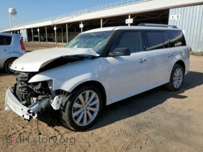 2018 Ford FLEX Flex SEL, белый — VIN 2FMGK5C82JBA06840, Copart