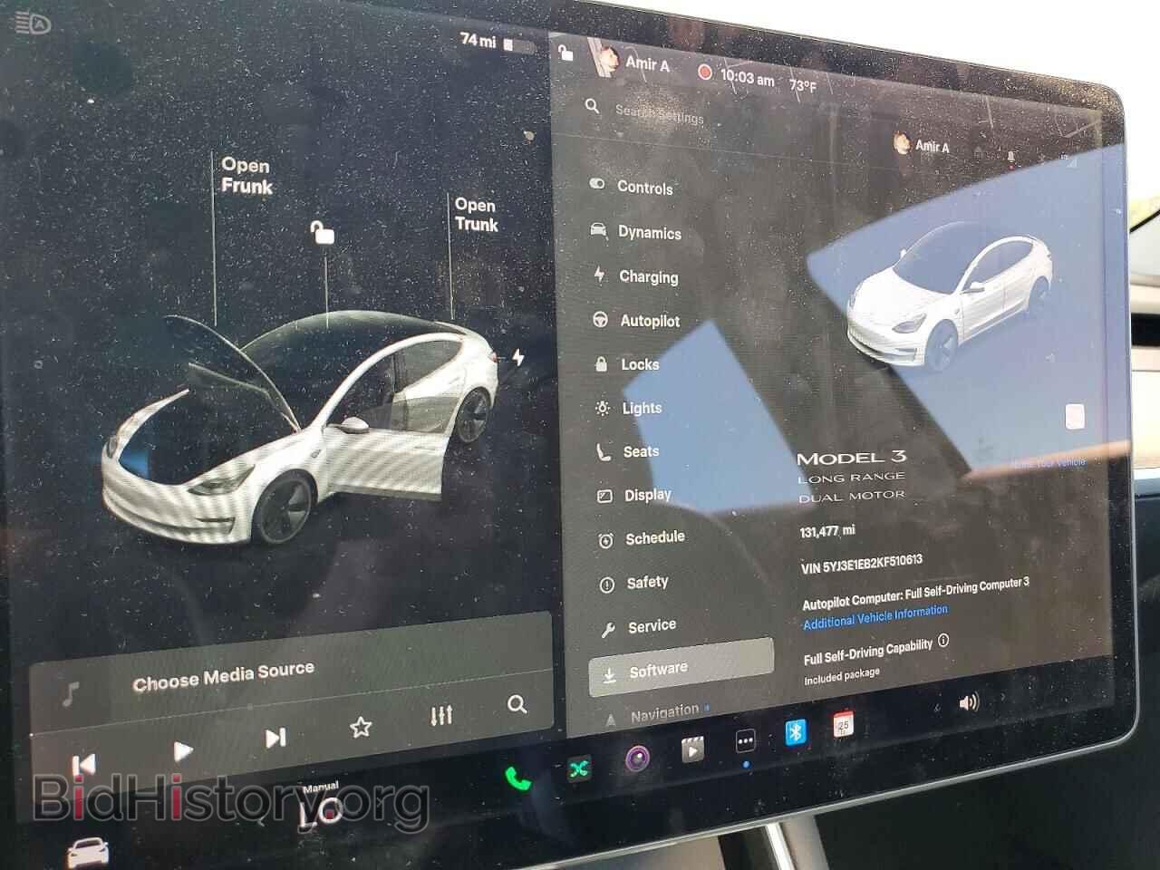 2019 TESLA MODEL 3 - VIN: 5YJ3E1EB2KF510613 - Photo 9