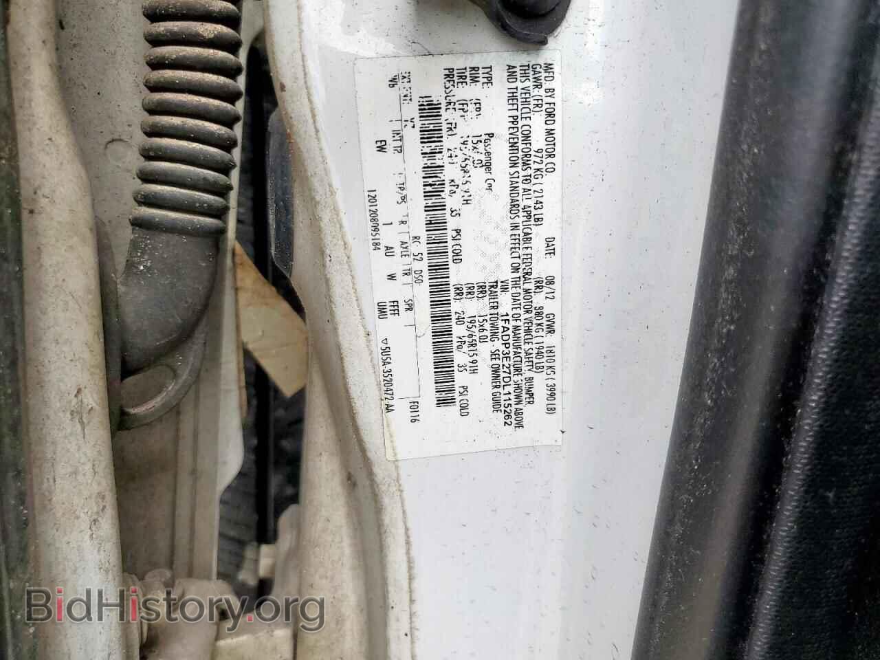 2013 FORD FOCUS - VIN: 1FADP3E27DL115262 - Фото 12