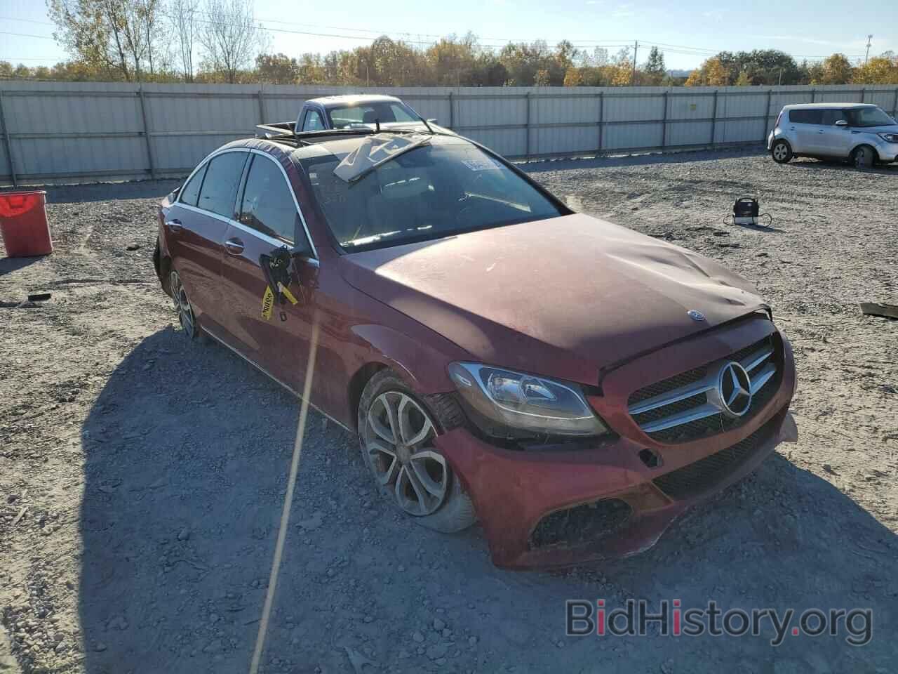 Photo WDDWF4JB1GR173991 - MERCEDES-BENZ C-CLASS 2016