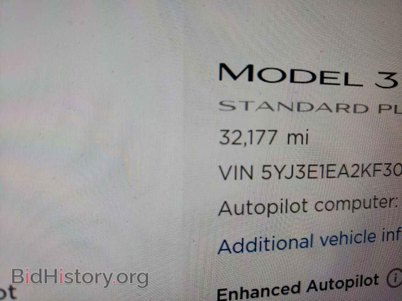 2019 TESLA MODEL 3 - VIN: 5YJ3E1EA2KF306790 - Photo 8