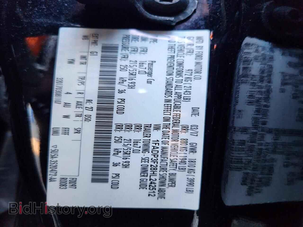 2017 FORD FOCUS - VIN: 1FADP3F28HL242512 - Photo 12