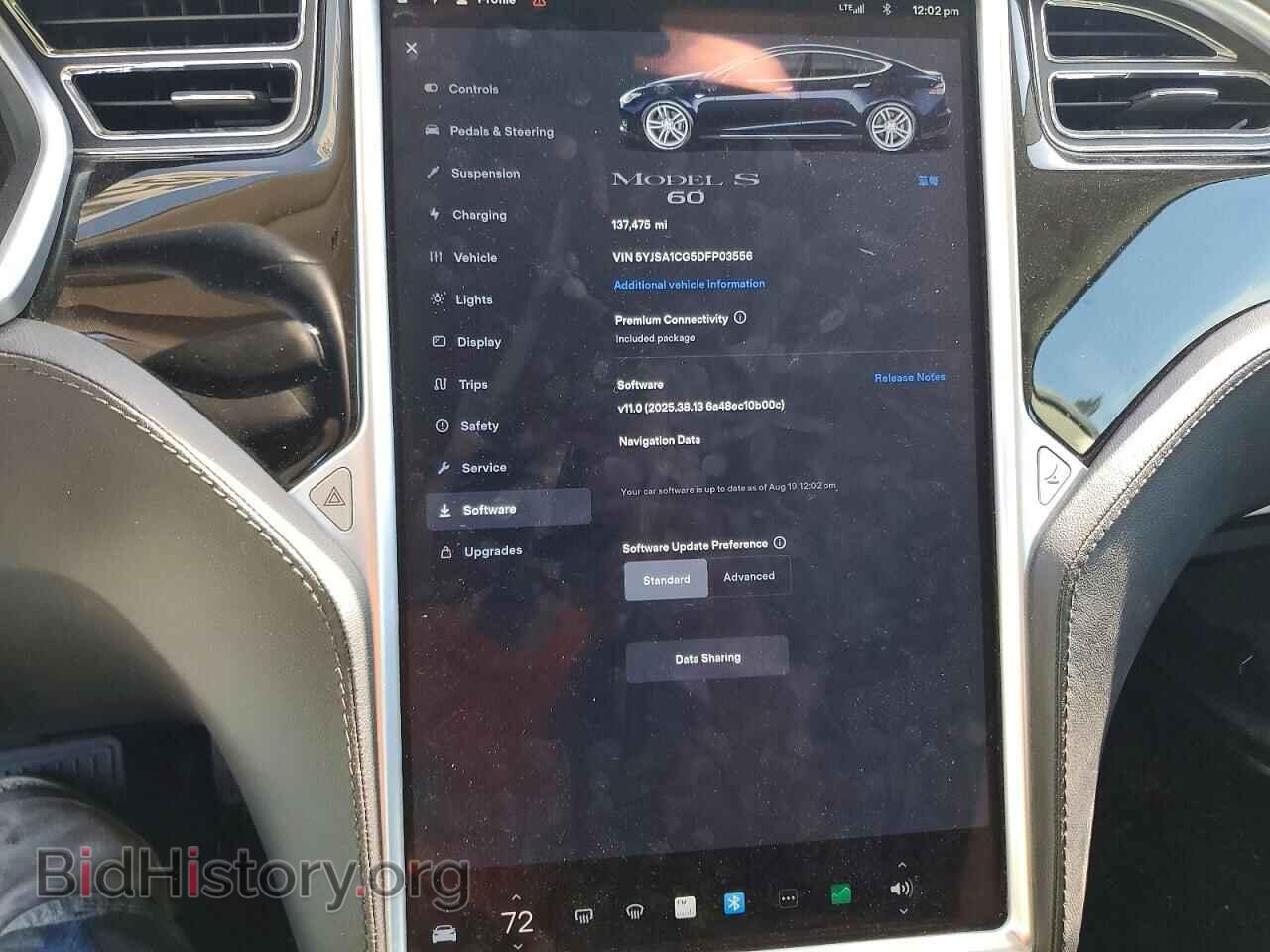 2013 TESLA MODEL S - VIN: 5YJSA1CG5DFP03556 - Photo 9