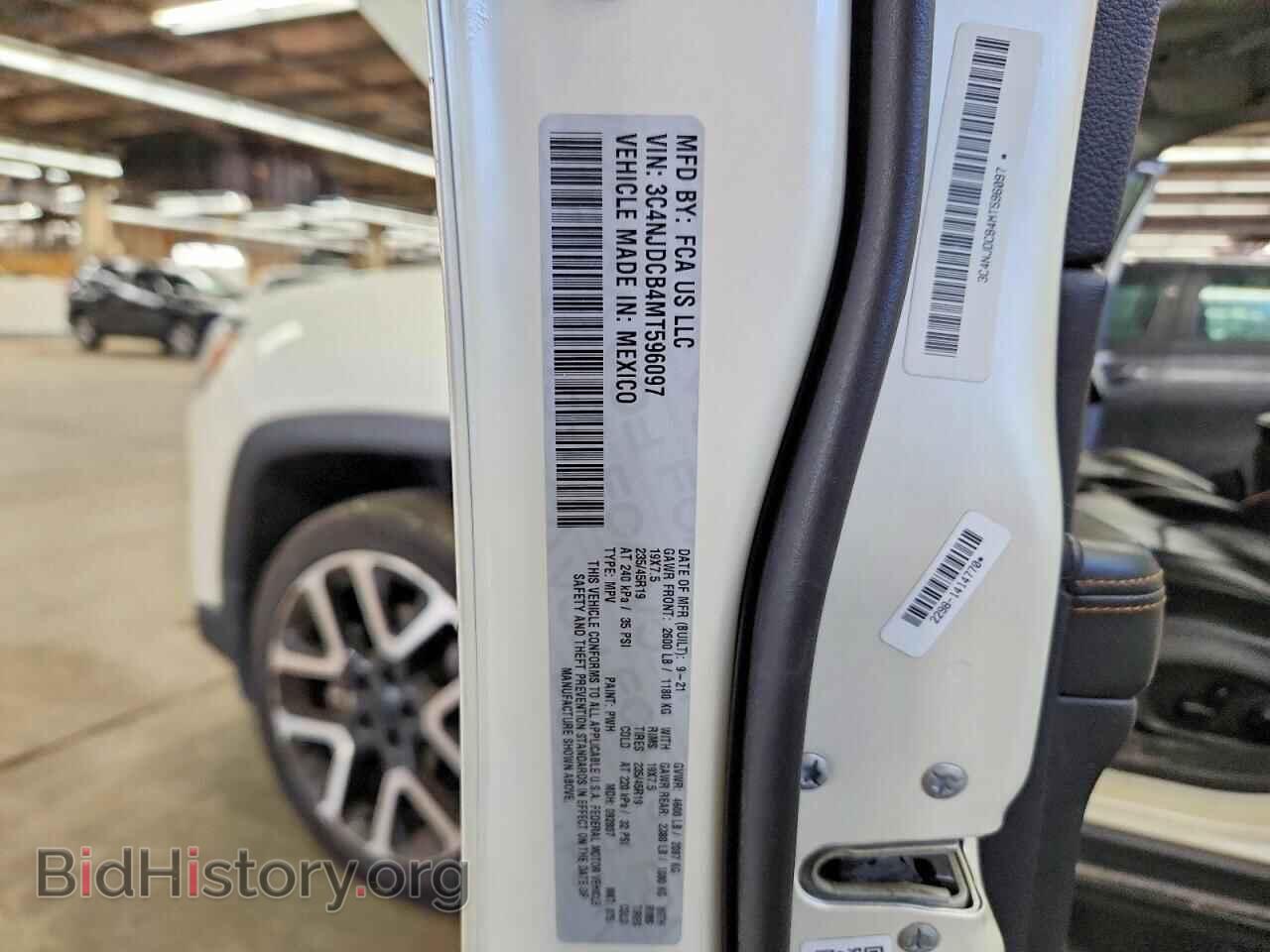 2021 JEEP COMPASS - VIN: 3C4NJDCB4MT596097 - Фото 12