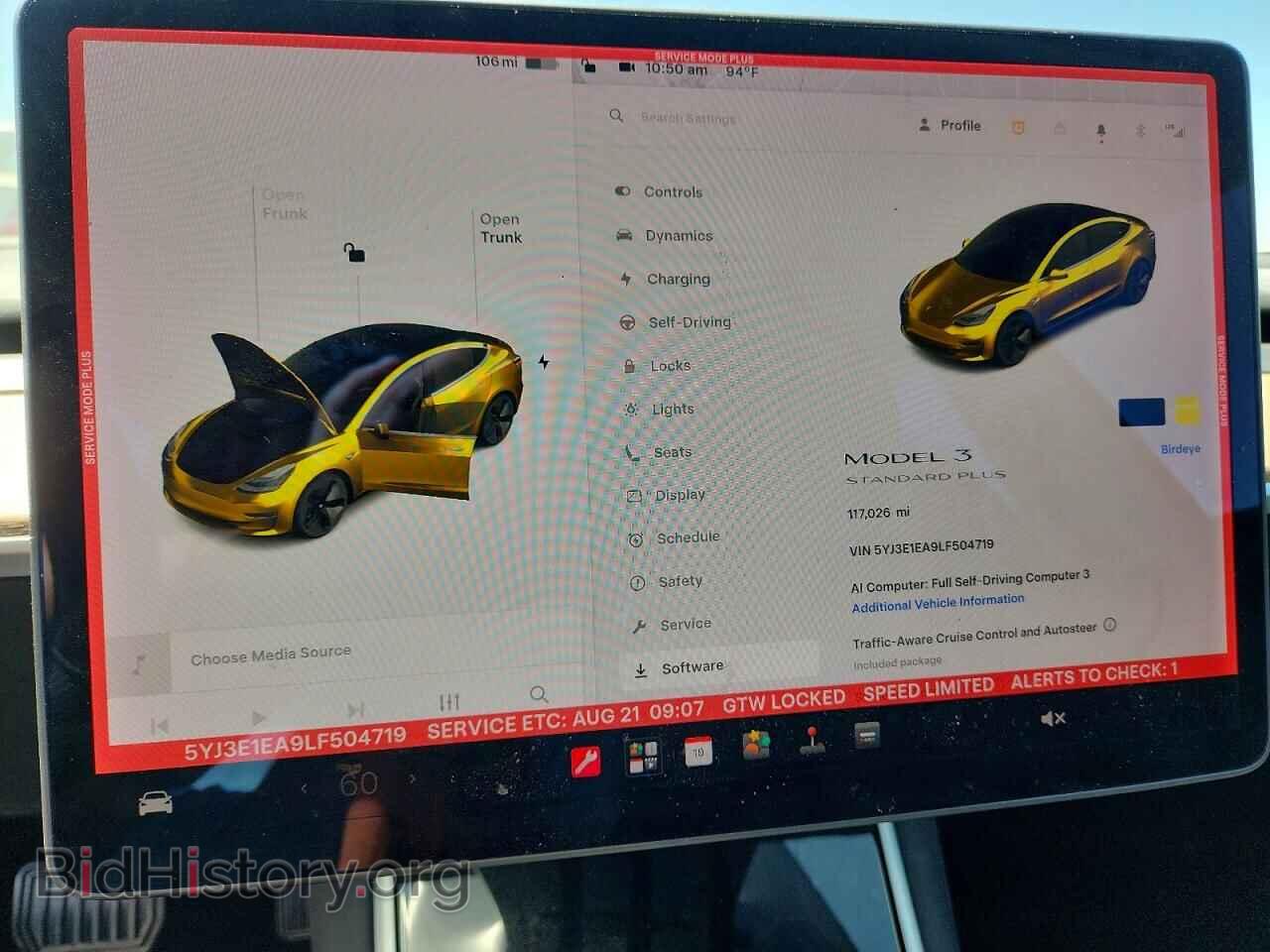 2020 TESLA MODEL 3 - VIN: 5YJ3E1EA9LF504719 - Photo 9