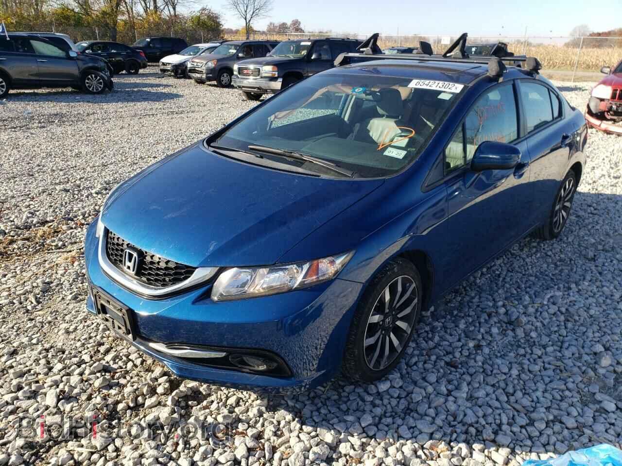2015 HONDA CIVIC - VIN: 2HGFB2F96FH516388 - Фото 2