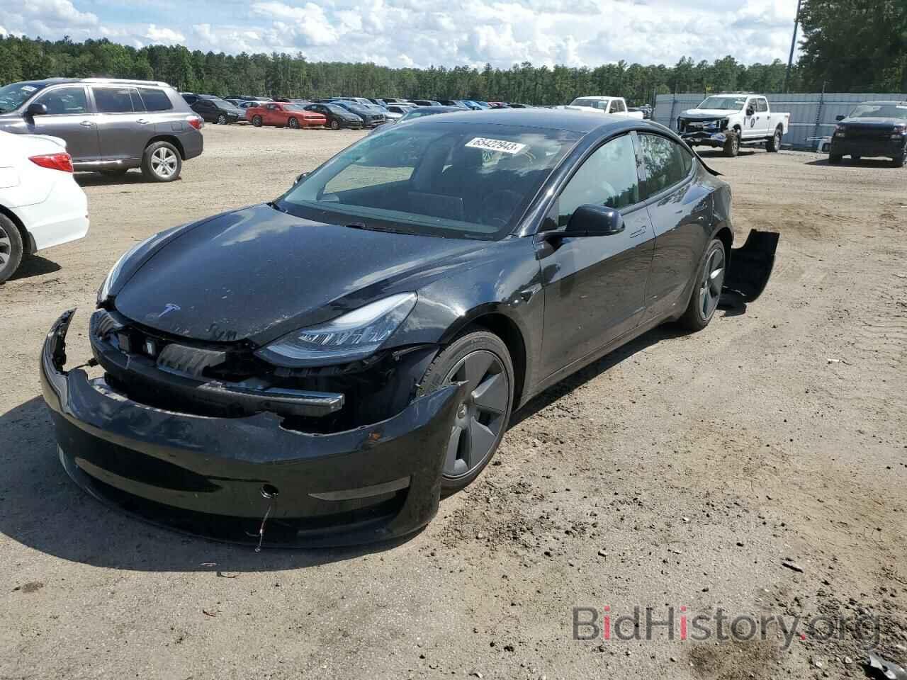 Photo 5YJ3E1EB6MF848938 - TESLA MODEL 3 2021