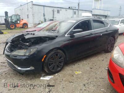 2015 Chrysler 200 Limited, черный — VIN 1C3CCCAB9FN539433, Copart