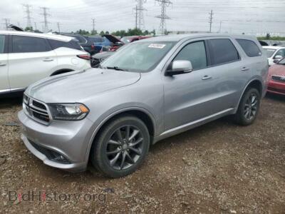 2017 Dodge DURANGO GT, gray — VIN 1C4RDJDG1HC830179, Copart
