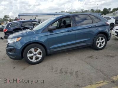2016 Ford EDGE SE, синий — VIN 2FMPK4G97GBB67206, Copart