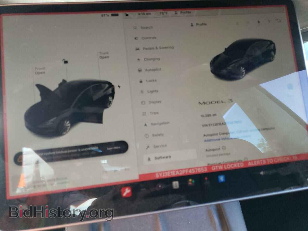 2023 TESLA MODEL 3 - VIN: 5YJ3E1EA2PF457653 - Фото 9