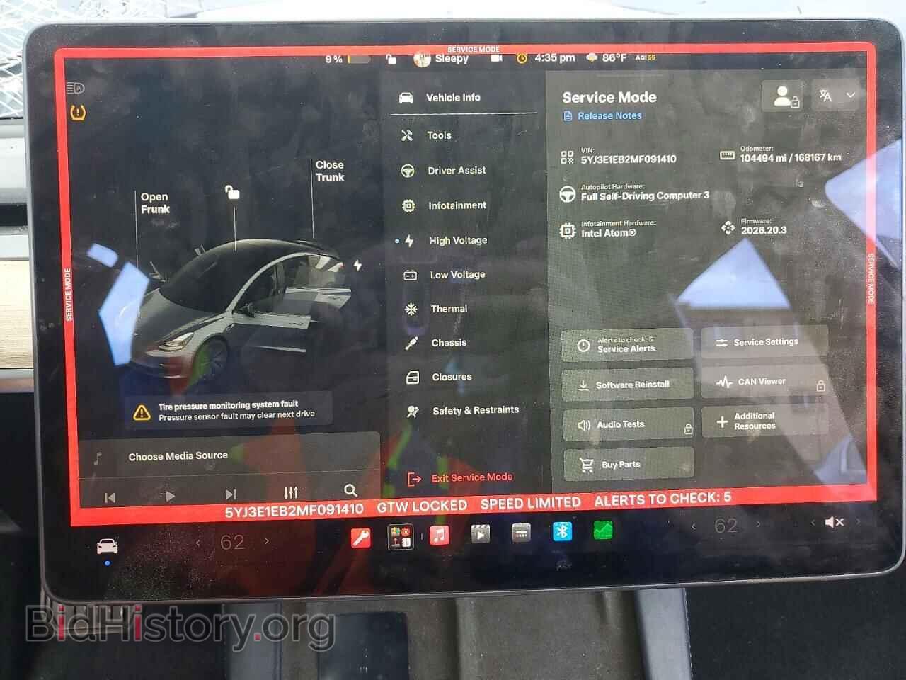 2021 TESLA MODEL 3 - VIN: 5YJ3E1EB2MF091410 - Photo 9