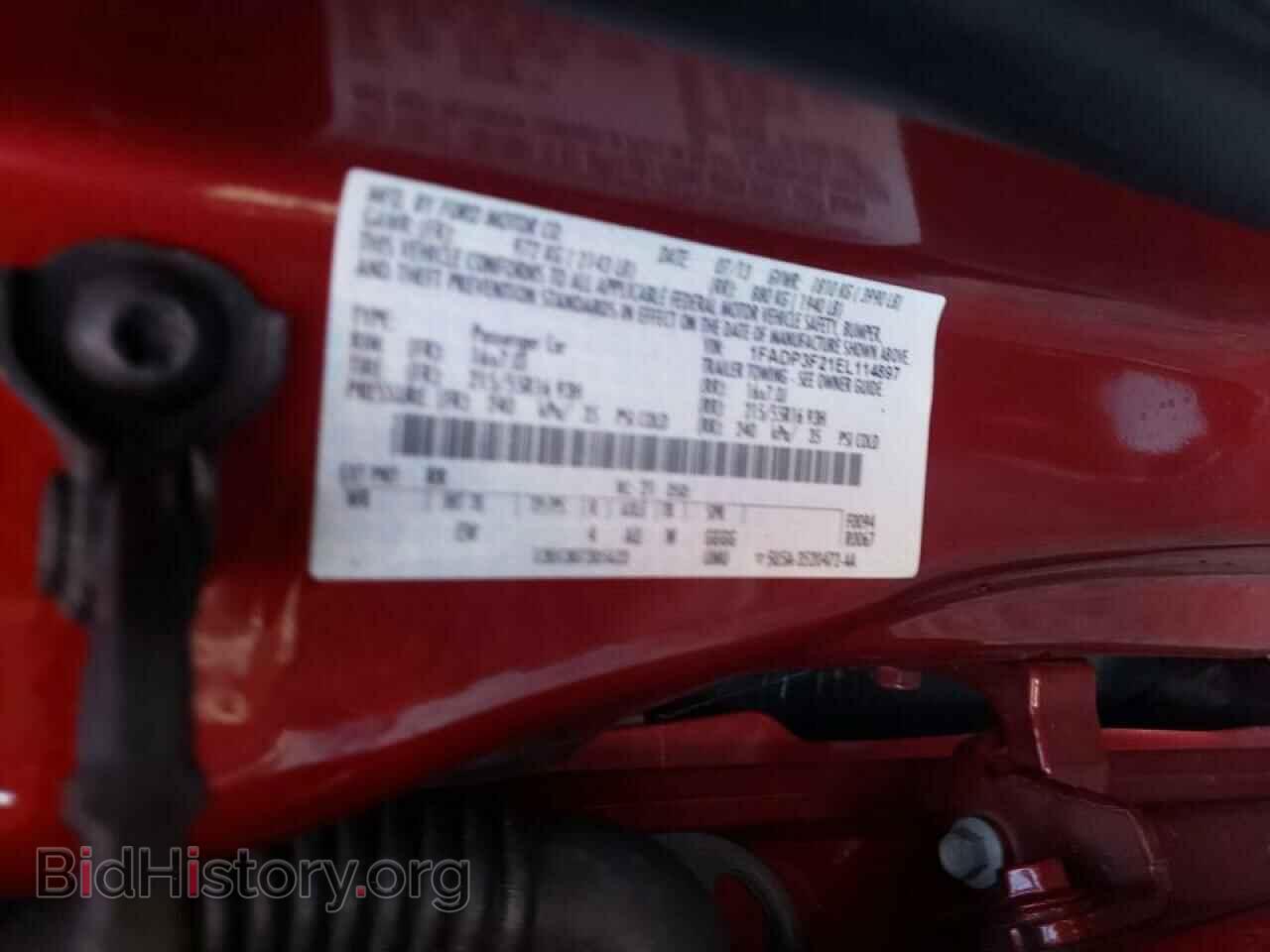 2014 FORD FOCUS - VIN: 1FADP3F21EL114897 - Фото 10