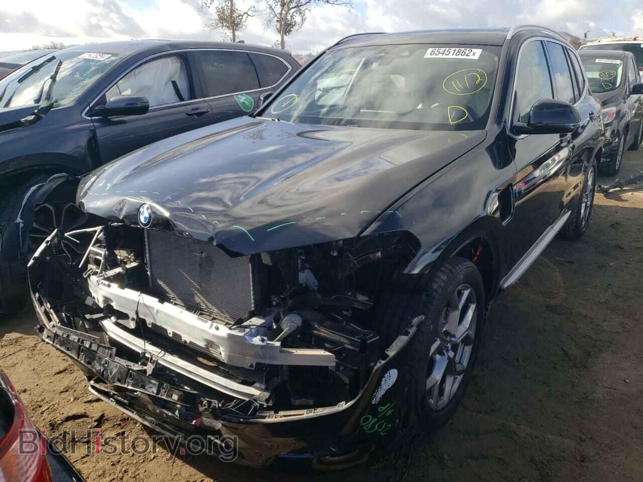 2021 BMW X3 - VIN: 5UXTS1C04M9E29914 - Фото 2