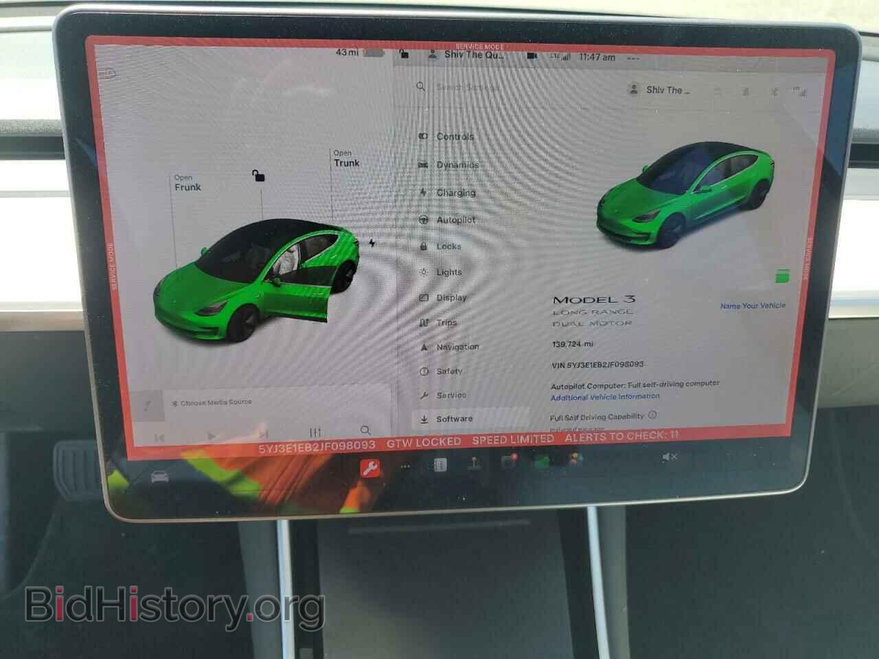 2018 TESLA MODEL 3 - VIN: 5YJ3E1EB2JF098093 - Фото 9
