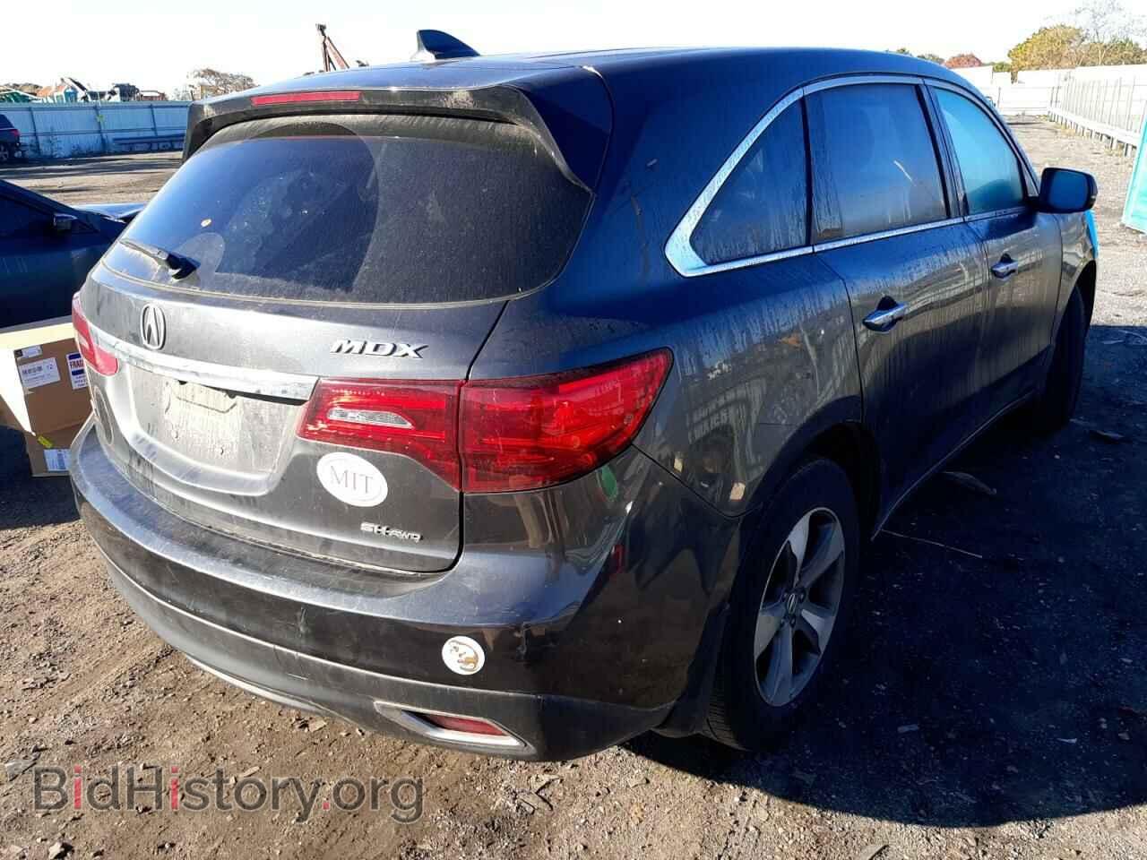 2014 ACURA MDX - VIN: 5FRYD4H21EB009463 - Фото 4