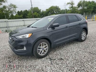 2021 Ford EDGE SEL, gray — VIN 2FMPK4J95MBA01643, Copart
