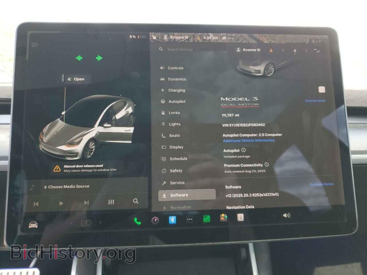 2018 TESLA MODEL 3 - VIN: 5YJ3E1EB2JF083402 - Фото 9